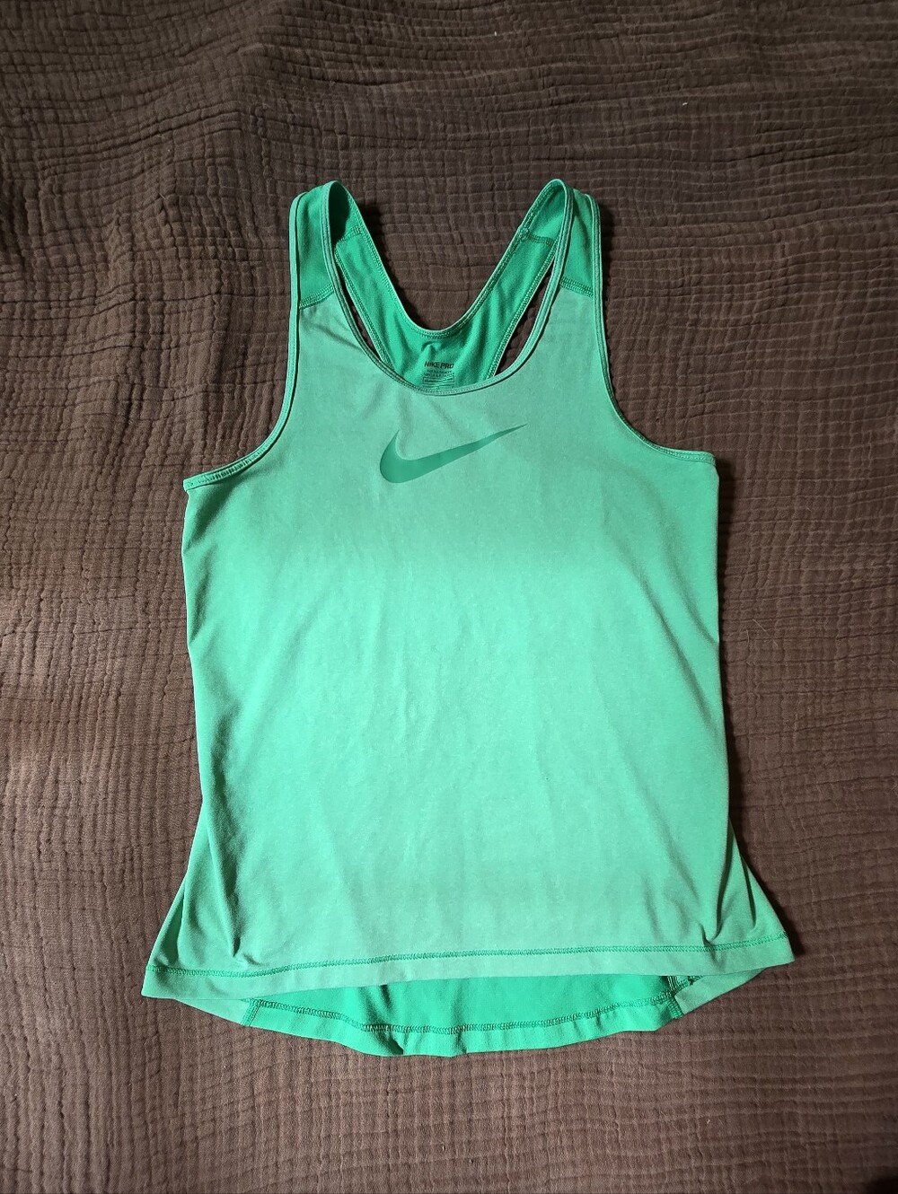 Nike Pro Green Racerback Tank Top Size Large